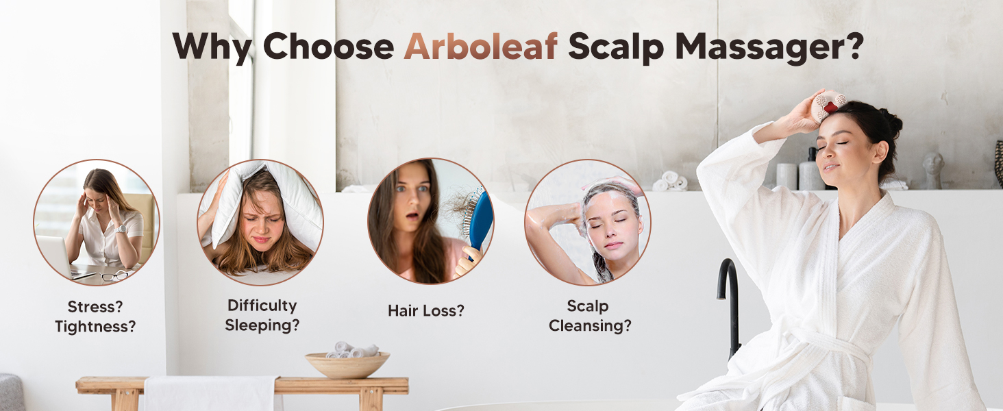 arboleaf scalp massager