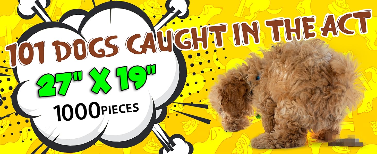 101 puppies puzzle for adults puppy 1000 piece puzzle adult gag gift white elephant gift