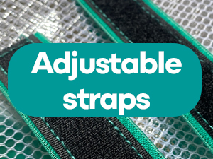 Gel Face Set Adjustable Straps