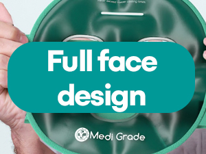 Cooling gel face