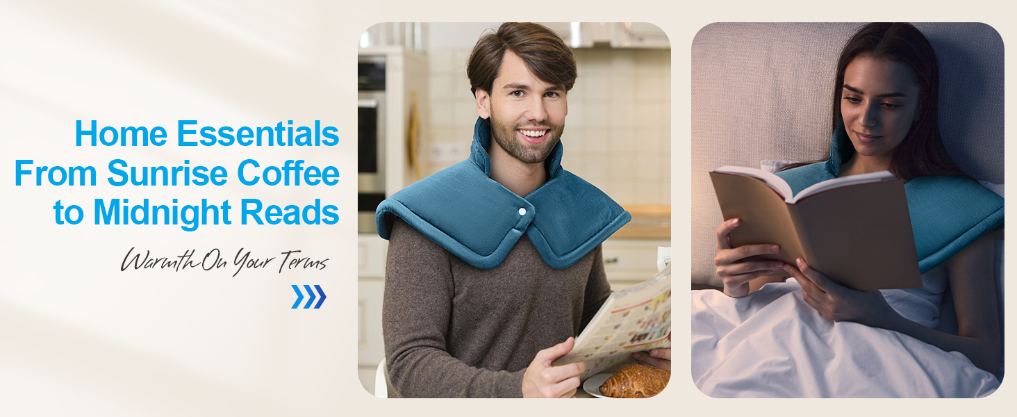 neck and shoulder heating pad self care relaxing gifts for women men mom dad wife sister grandma