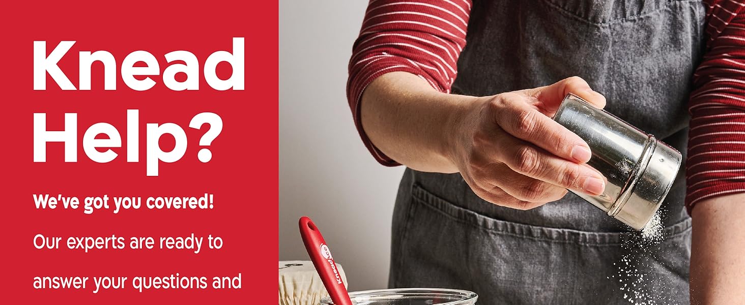 Customer support for sourdough baking items