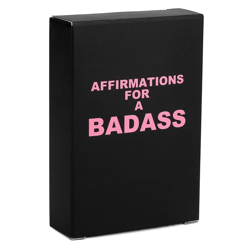 Daily Motivational Inspirational Cards for Women - Affirmation Deck for Self-Care & Positive Mindset, 50-Card Set, 3x5 Inches