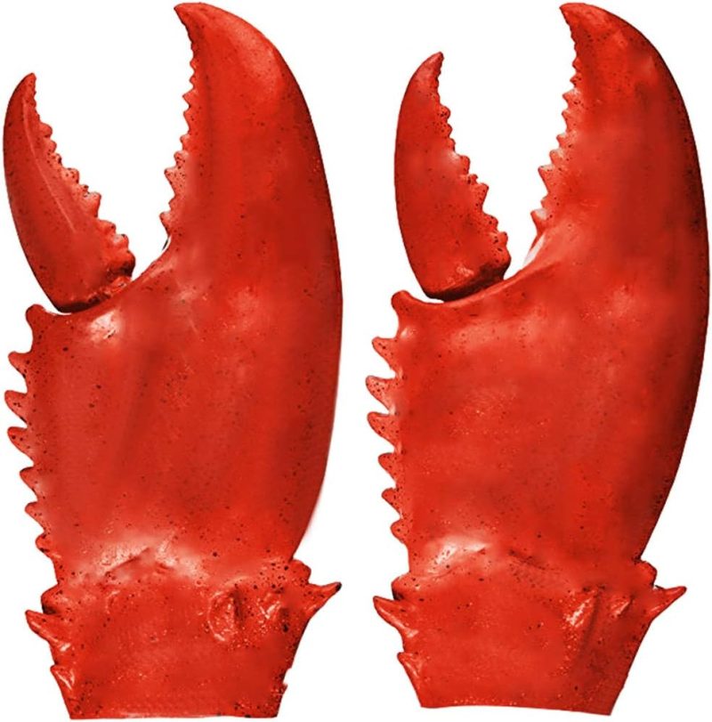 Funny Lobster Crab Claws Gloves, Halloween Costume Accessory, Animal Hand Puppet, Prank Toy Gift